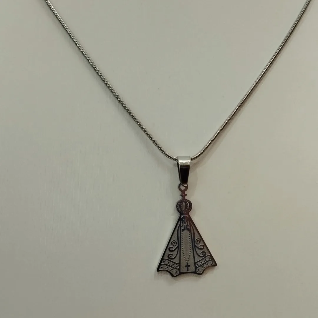 PINGENTE AÇO NOSSA SENHORA APARECIDA
