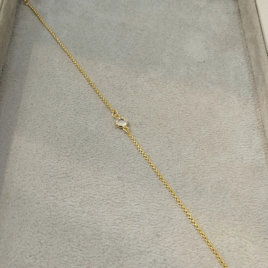 TORNOZELEIRA ZIRCONIA BRANCA