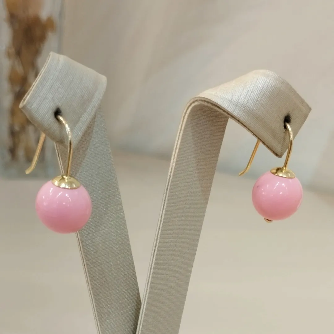 BRINCO GANCHO ROSA