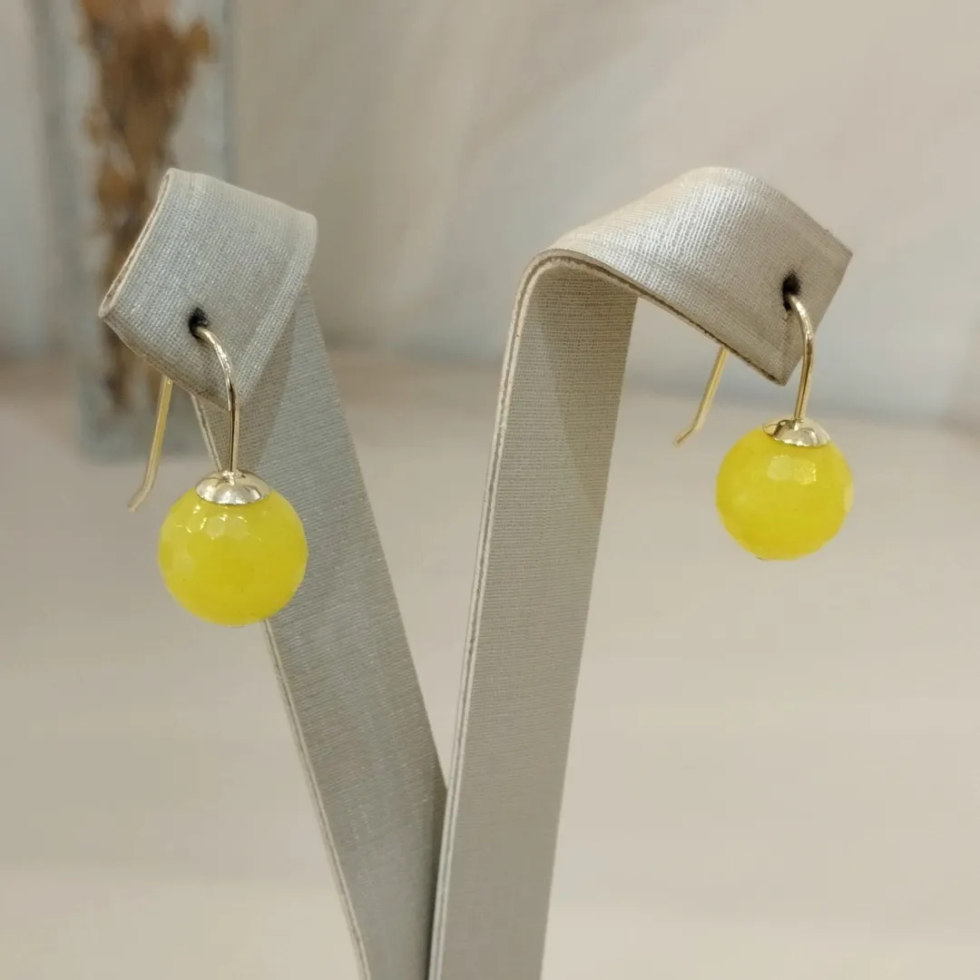 BRINCO GANCHO AMARELO