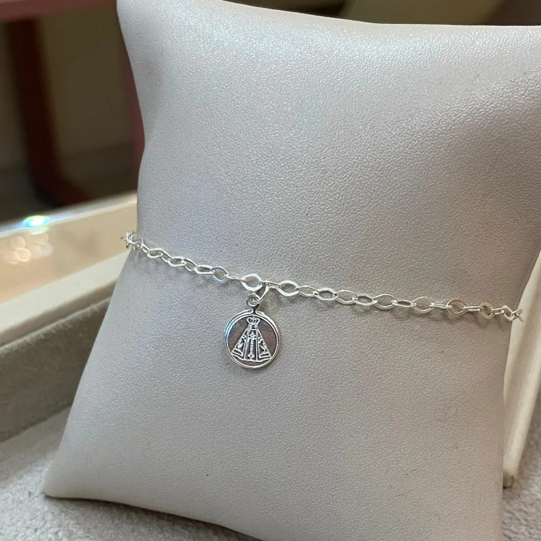 PULSEIRA PRATA 1 MEDALHA SÃO BENTO