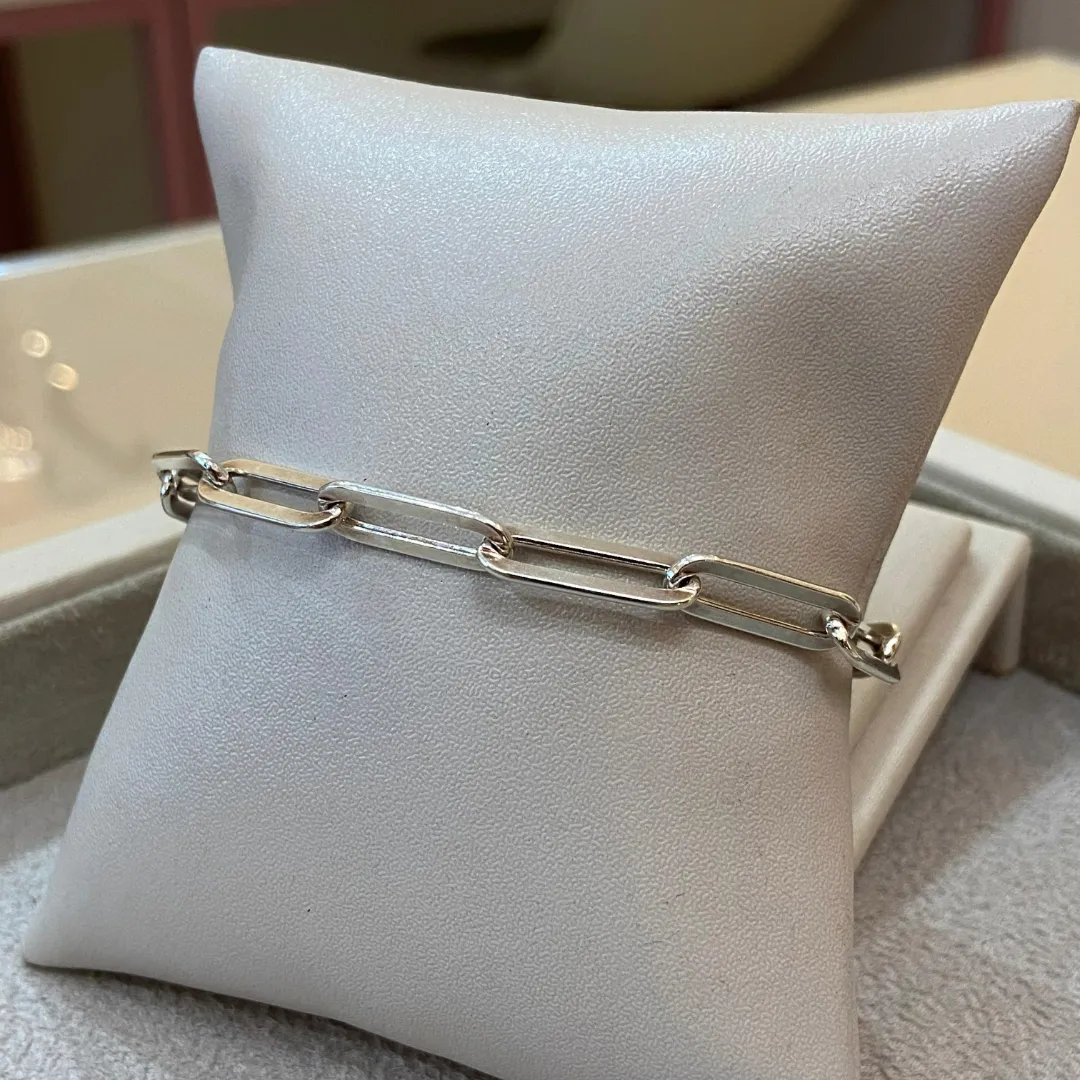 PULSEIRA PRATA CARTIER GROSSA