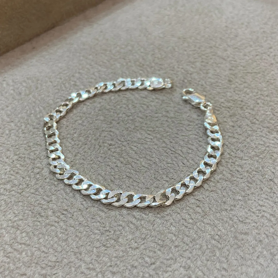 PULSEIRA PRATA INFANTIL GRUMET