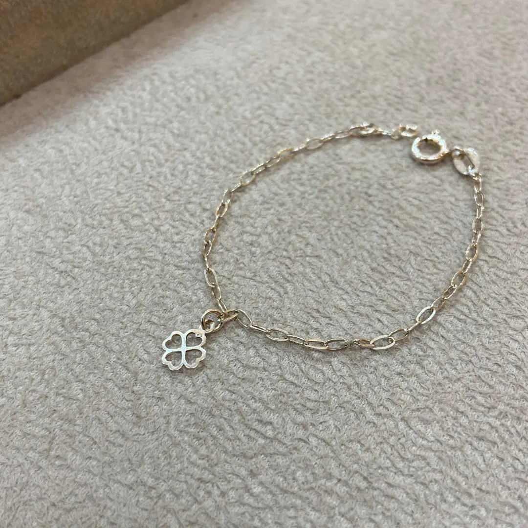 PULSEIRA PRATA TREVO