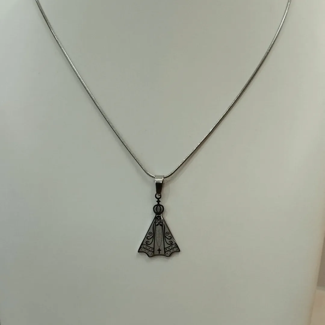 PINGENTE AÇO NOSSA SENHORA APARECIDA