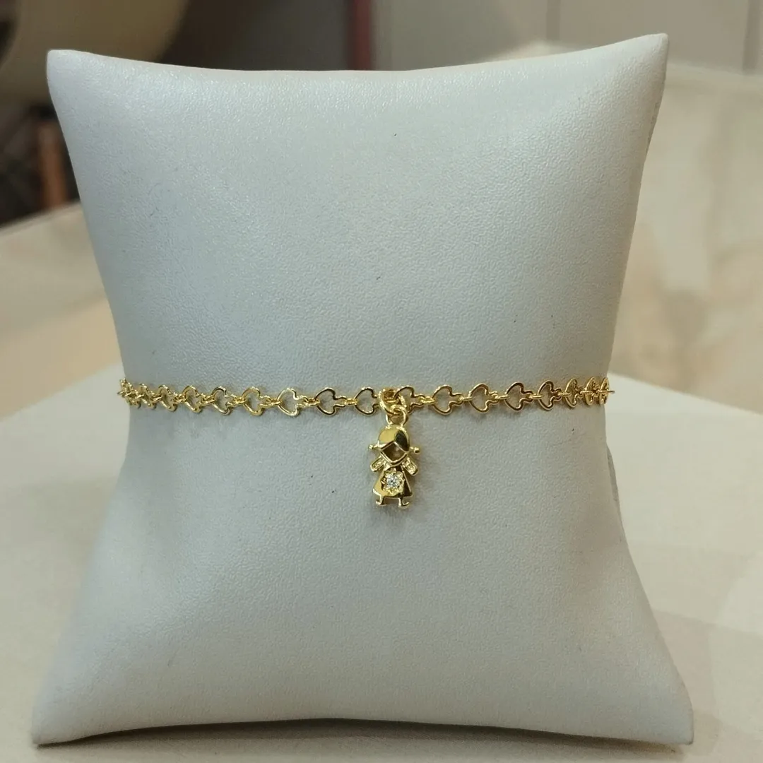 PULSEIRA ELOS CORAÇÕES MENINA