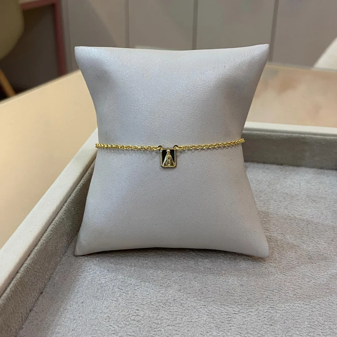 PULSEIRA ESCAPULÁRIO ELO PORTUGUÊS N S APARECIDA