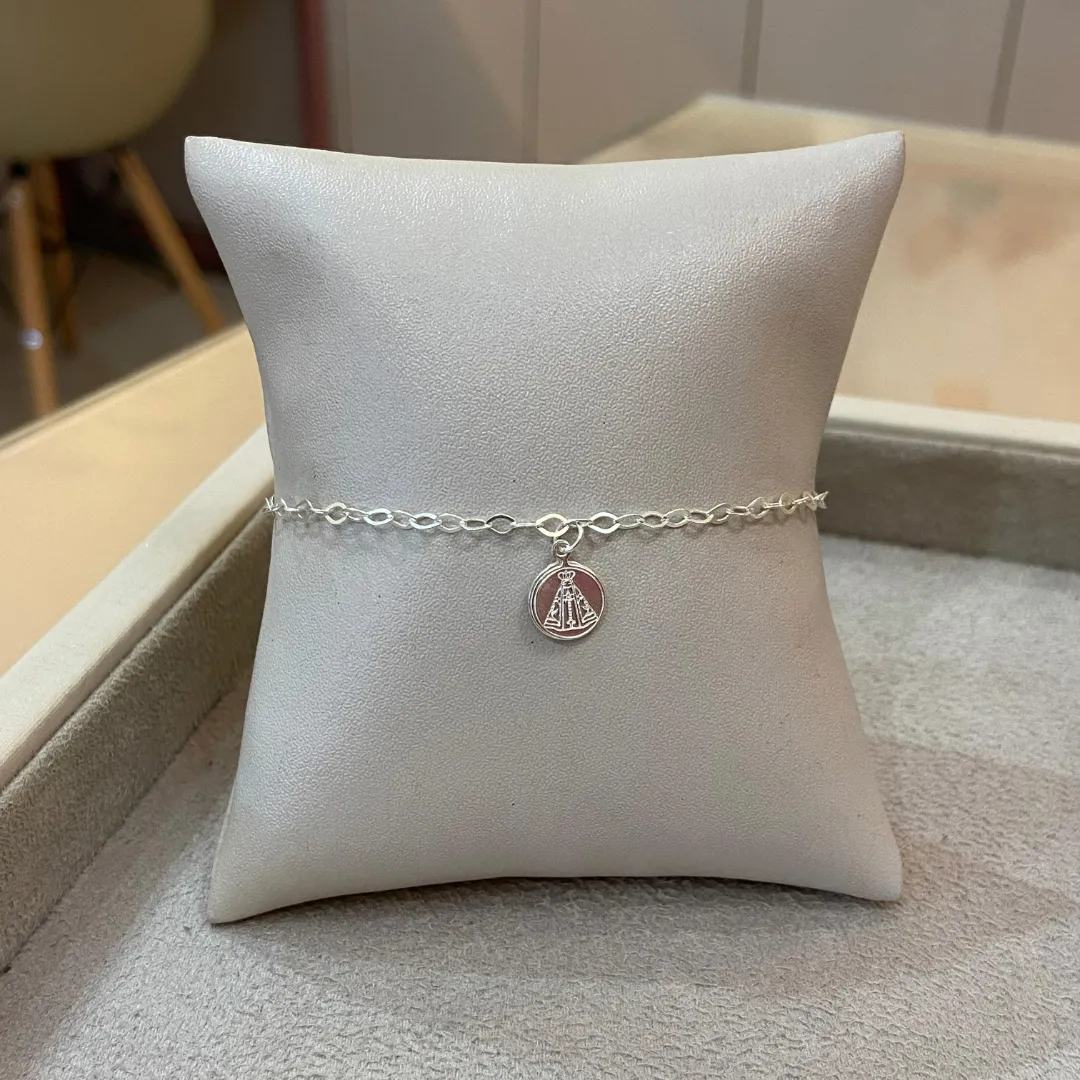 PULSEIRA PRATA 1 MEDALHA SÃO BENTO