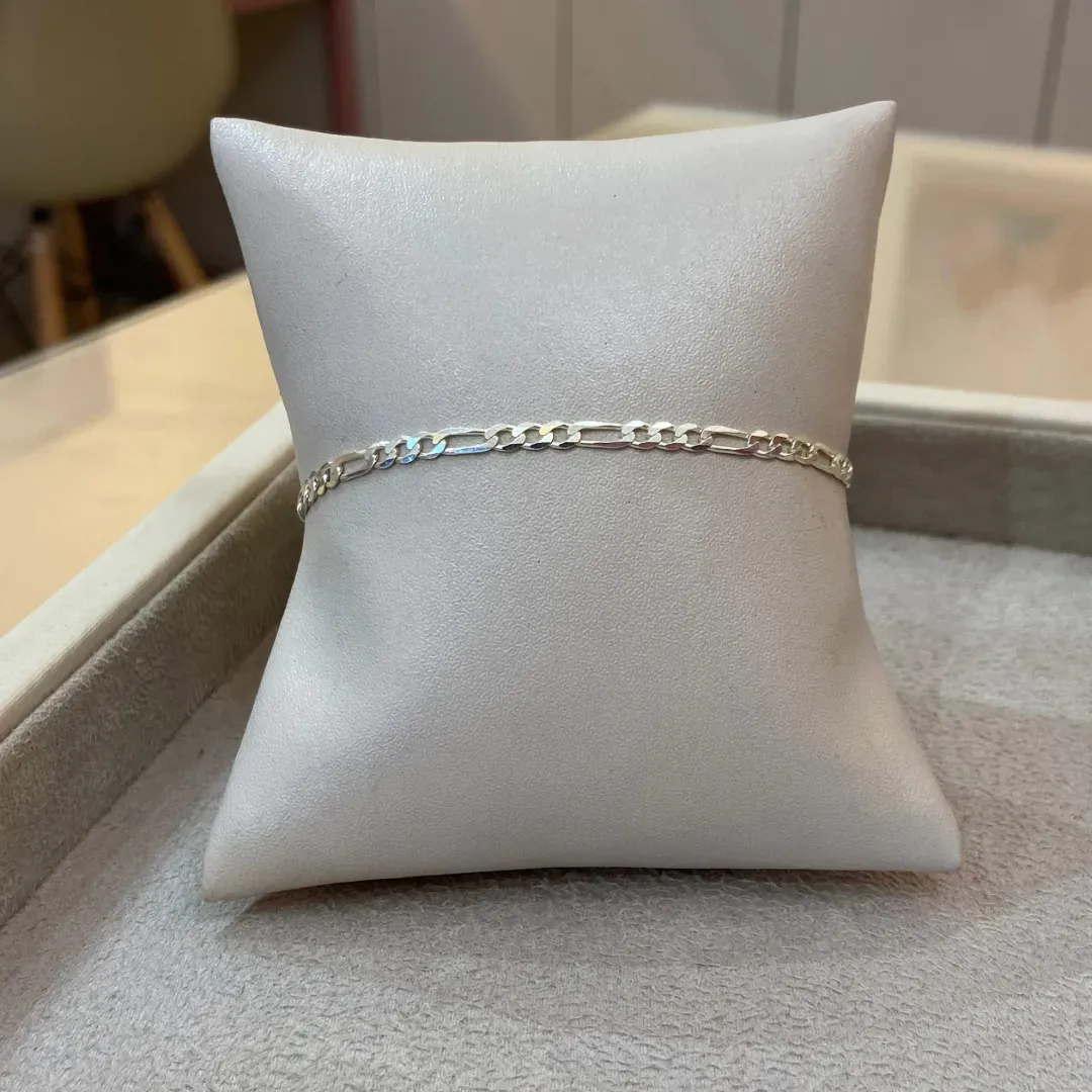 PULSEIRA PRATA 3EM1 MASCULINA