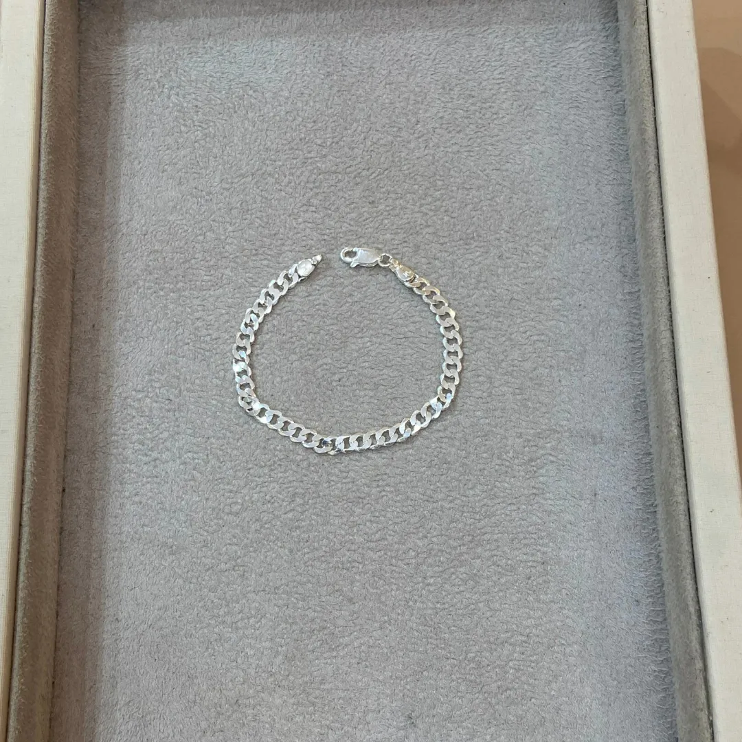 PULSEIRA PRATA INFANTIL GRUMET