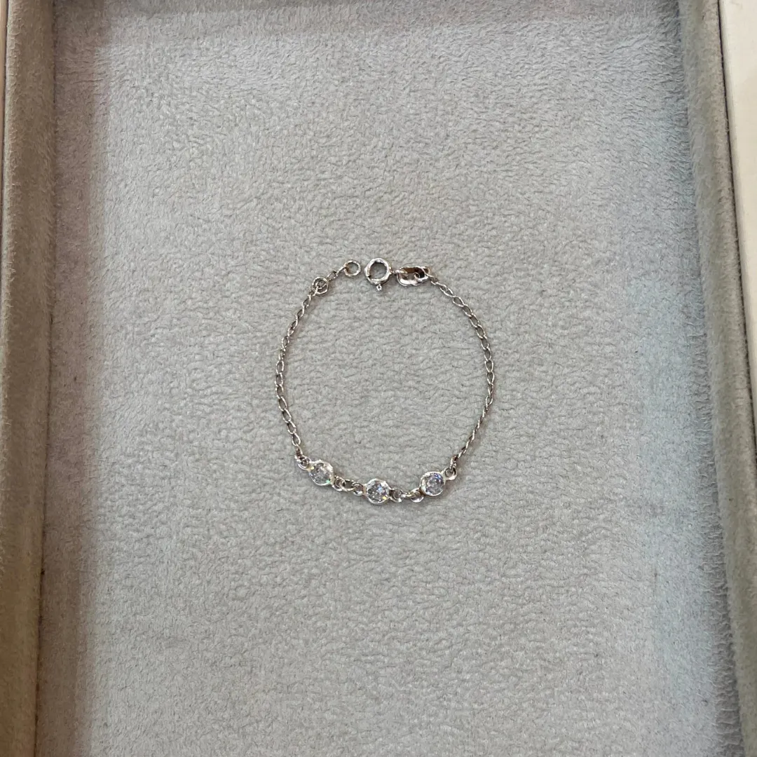 PULSEIRA PRATA ZIRCÔNIAS