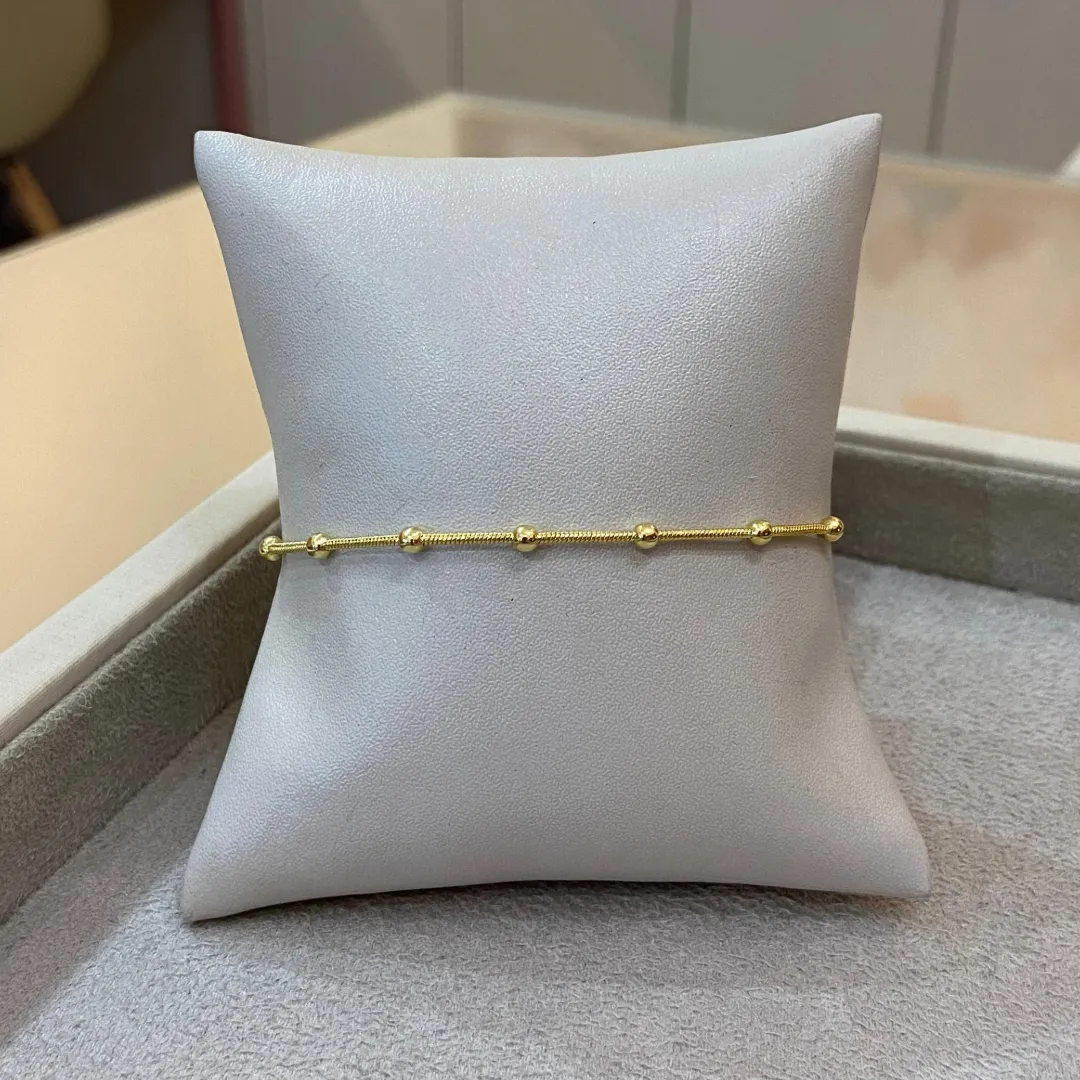 PULSEIRA RABO DE RATO E BOLINHAS