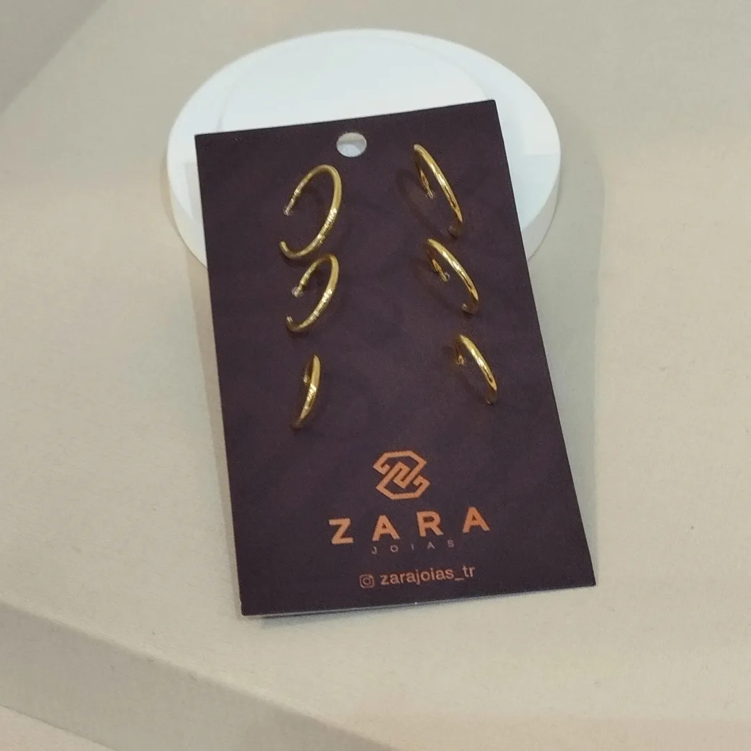TRIO MEIA ARGOLA DELICADA