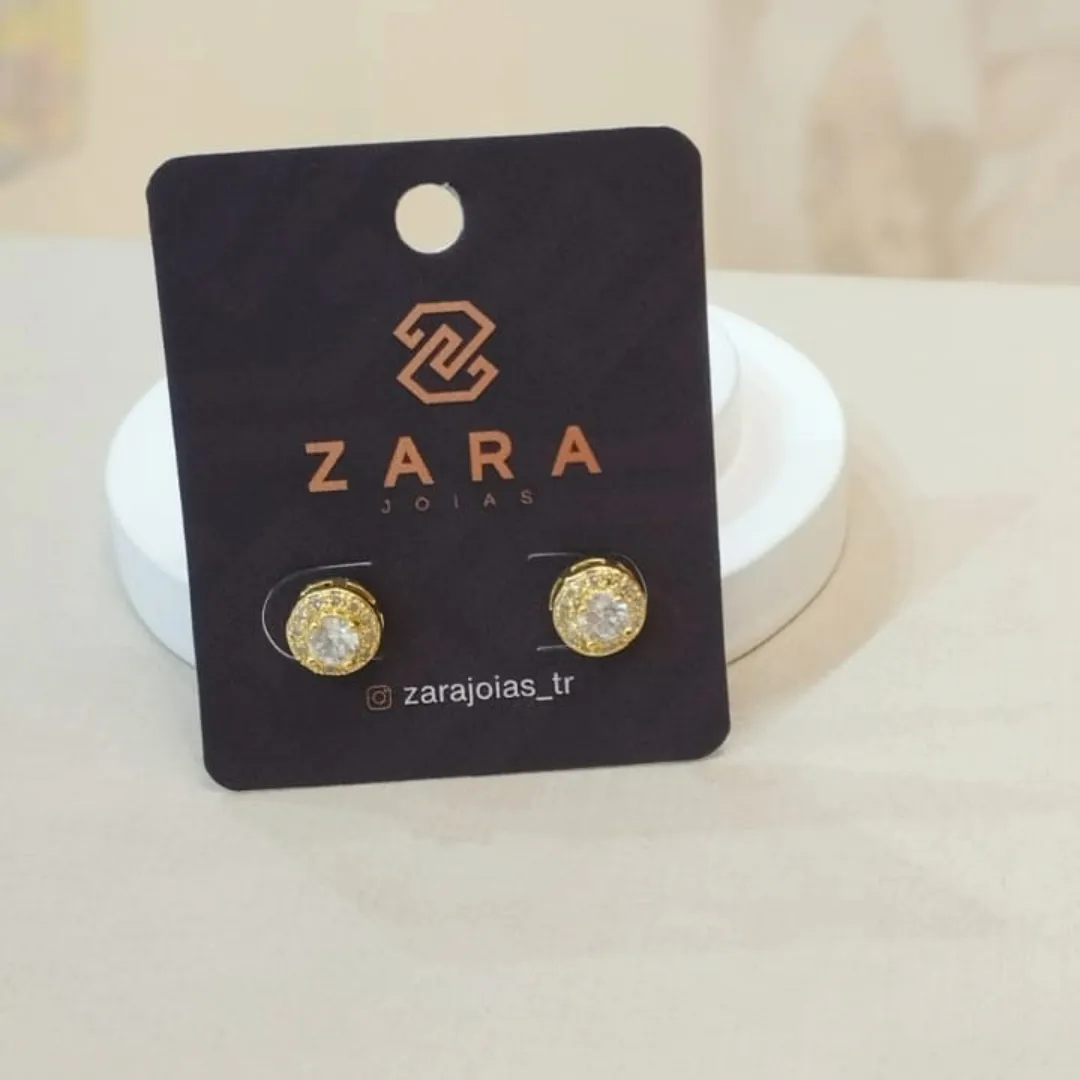 BRINCO PONTO DE LUZ COM BORDAS CRAVEJADAS P