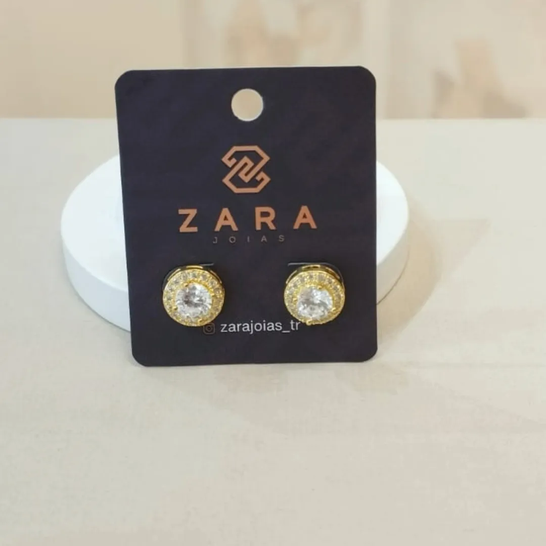 BRINCO PONTO DE LUZ COM BORDAS CRAVEJADAS G