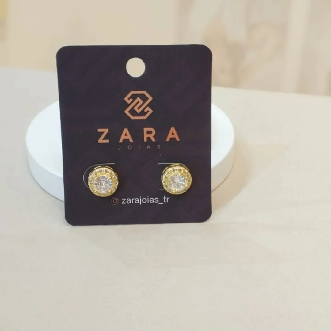 BRINCO PONTO DE LUZ COM BORDAS CRAVEJADAS M