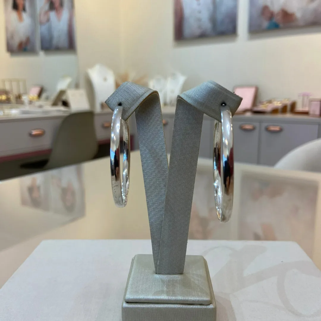 ARGOLA PRATA GRANDE/LARGA