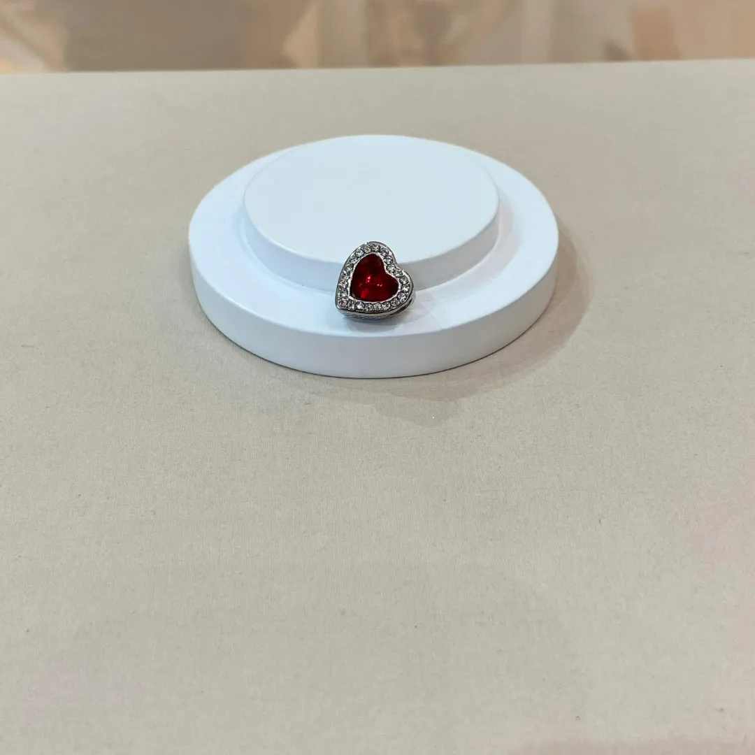 BERLOQUE AÇO SEPARADOR CORAÇÃO VERMELHO