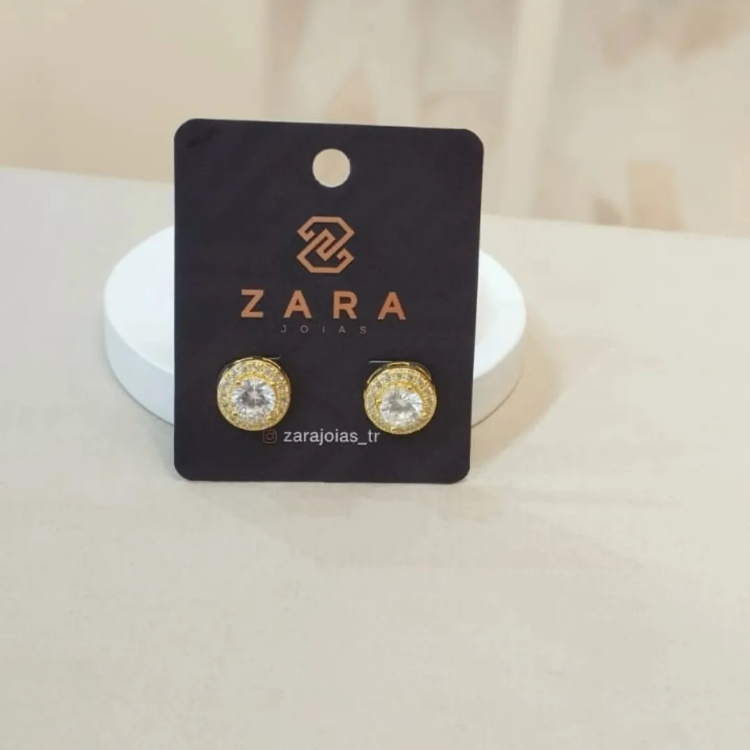 BRINCO PONTO DE LUZ COM BORDAS CRAVEJADAS G