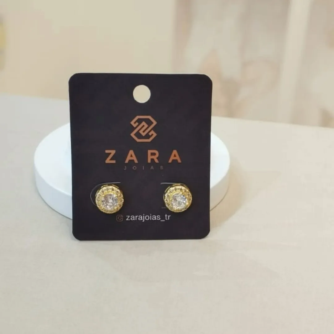 BRINCO PONTO DE LUZ COM BORDAS CRAVEJADAS M