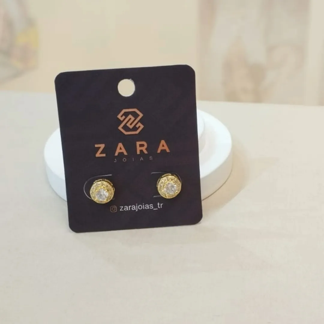 BRINCO PONTO DE LUZ COM BORDAS CRAVEJADAS P