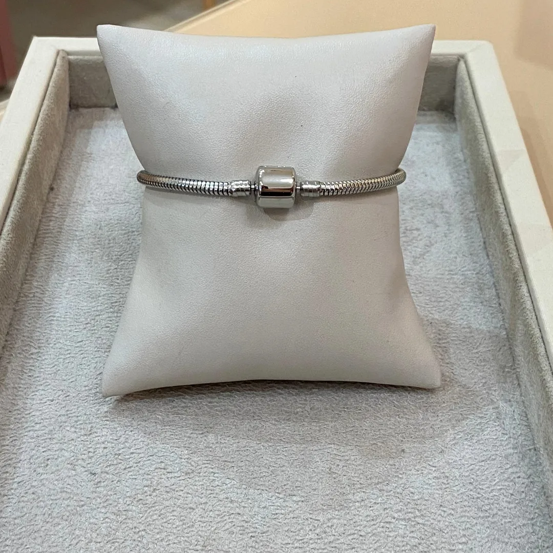 PULSEIRA AÇO PANDORA 17CM FECHO TAMBOR