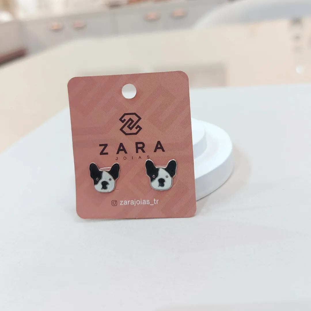 BRINCO INFANTIL RESINADO CACHORRINHO AÇO