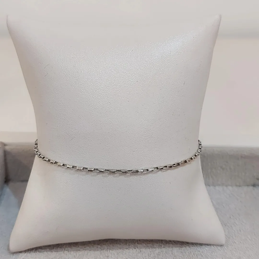 PULSEIRA PRATA ELO PORTUGUÊS FINA