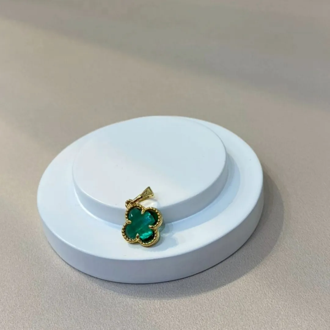 PINGENTE TREVO VAN CLEEF VERDE