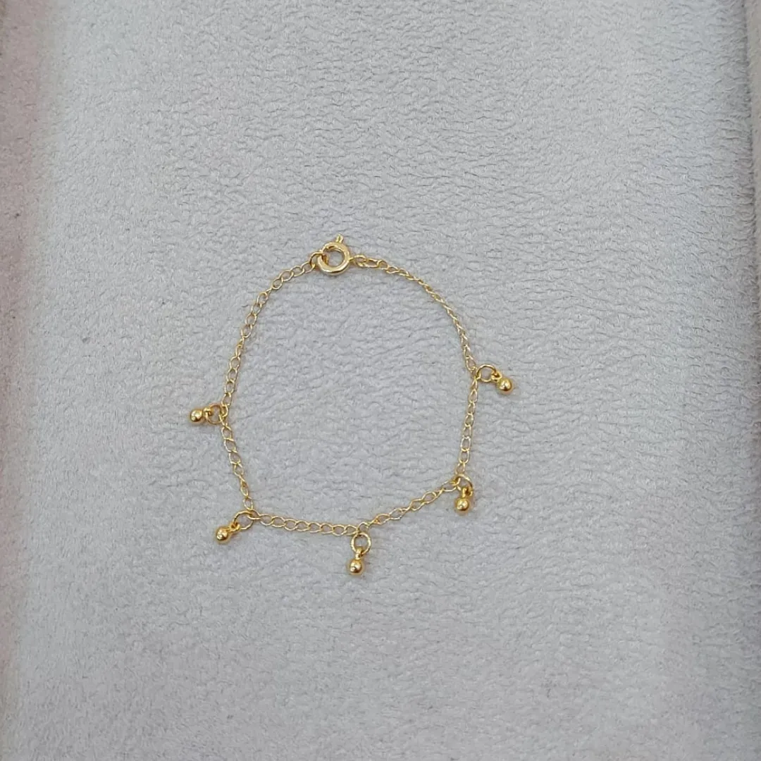 PULSEIRA INFANTIL PINGENTES BOLINHAS