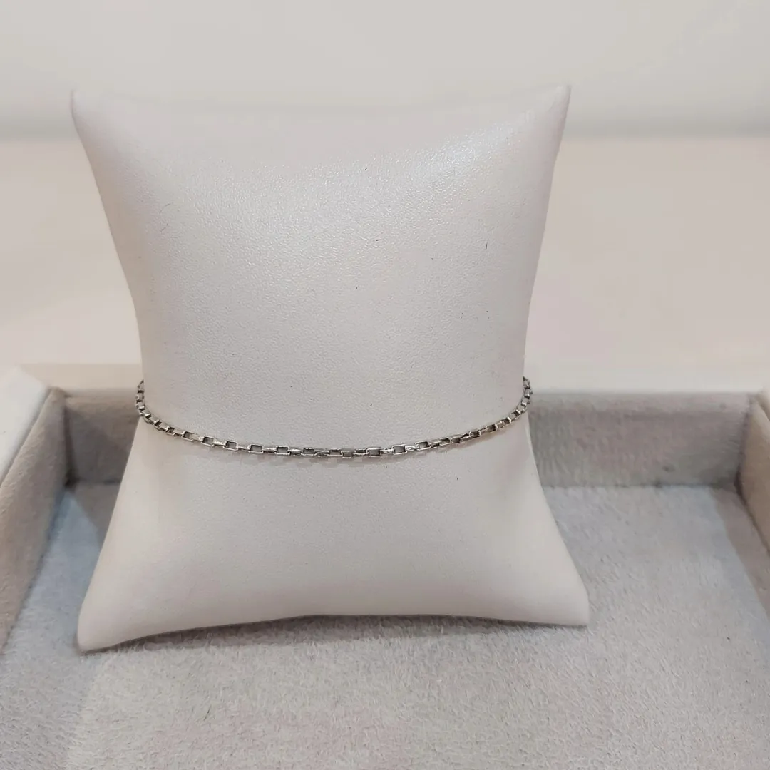 PULSEIRA PRATA ELO PORTUGUÊS FINA