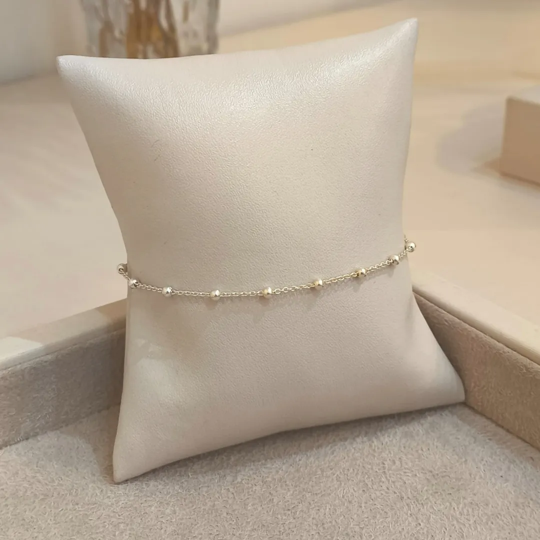 PULSEIRA PRATA TERCINHO DELICADO