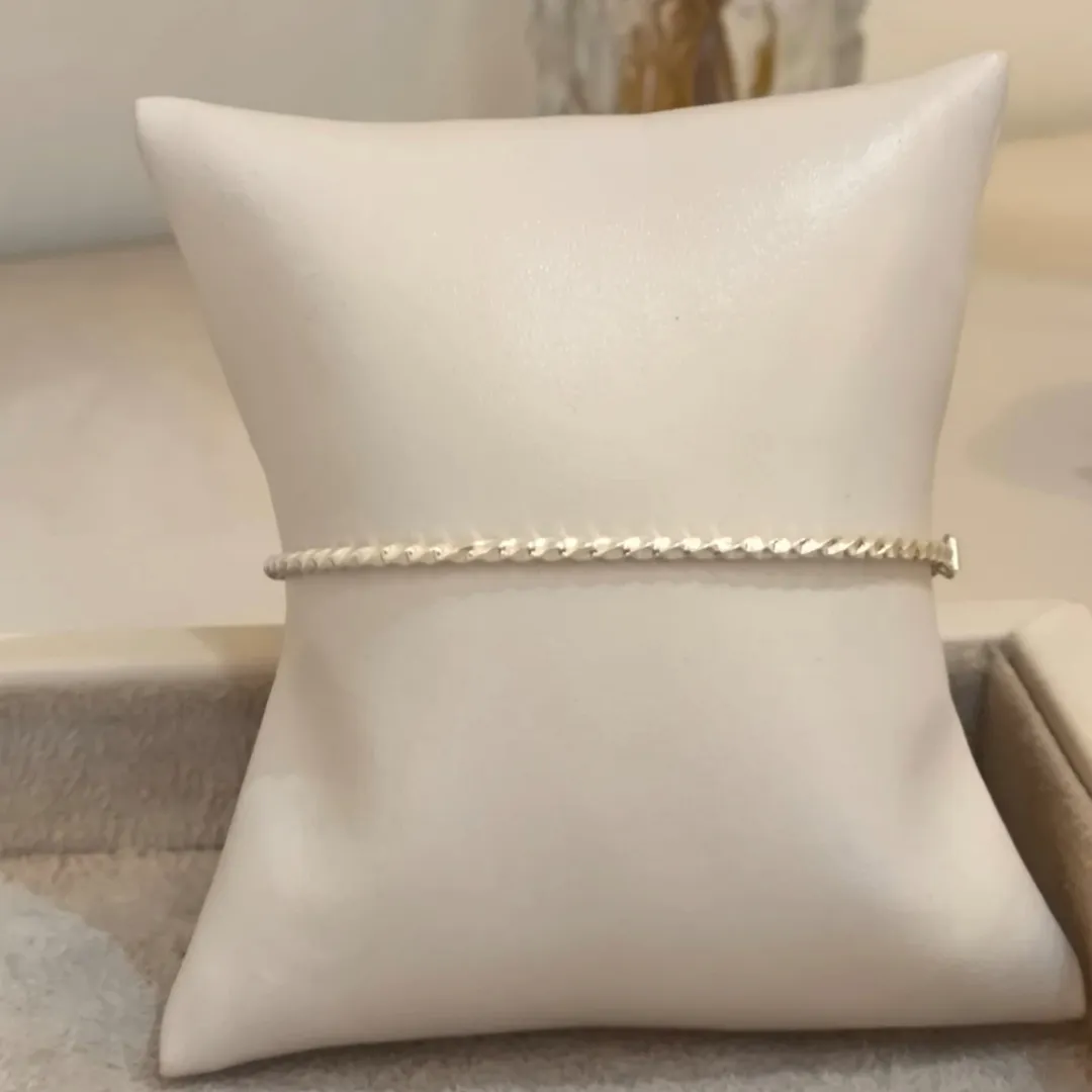 BRACELETE PRATA TORCIDO