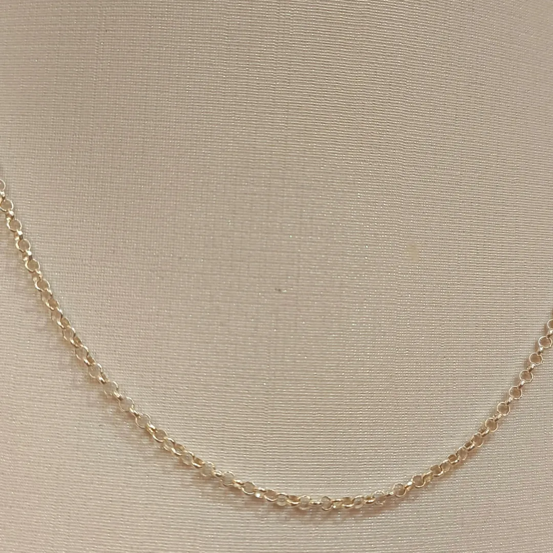 CHOKER PRATA ELO PORTUGUÊS 40CM