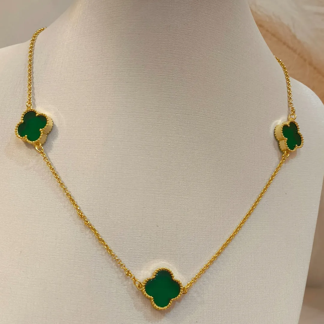 CHOKER VAN CLEEF 3 TREVOS VERDES