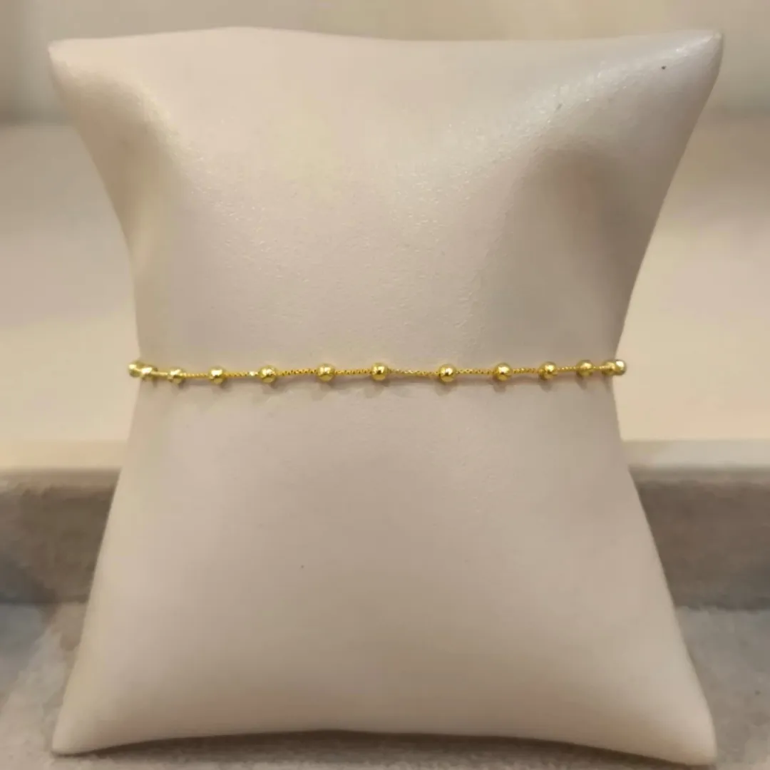 PULSEIRA VENEZIANA BOLINHAS 21CM
