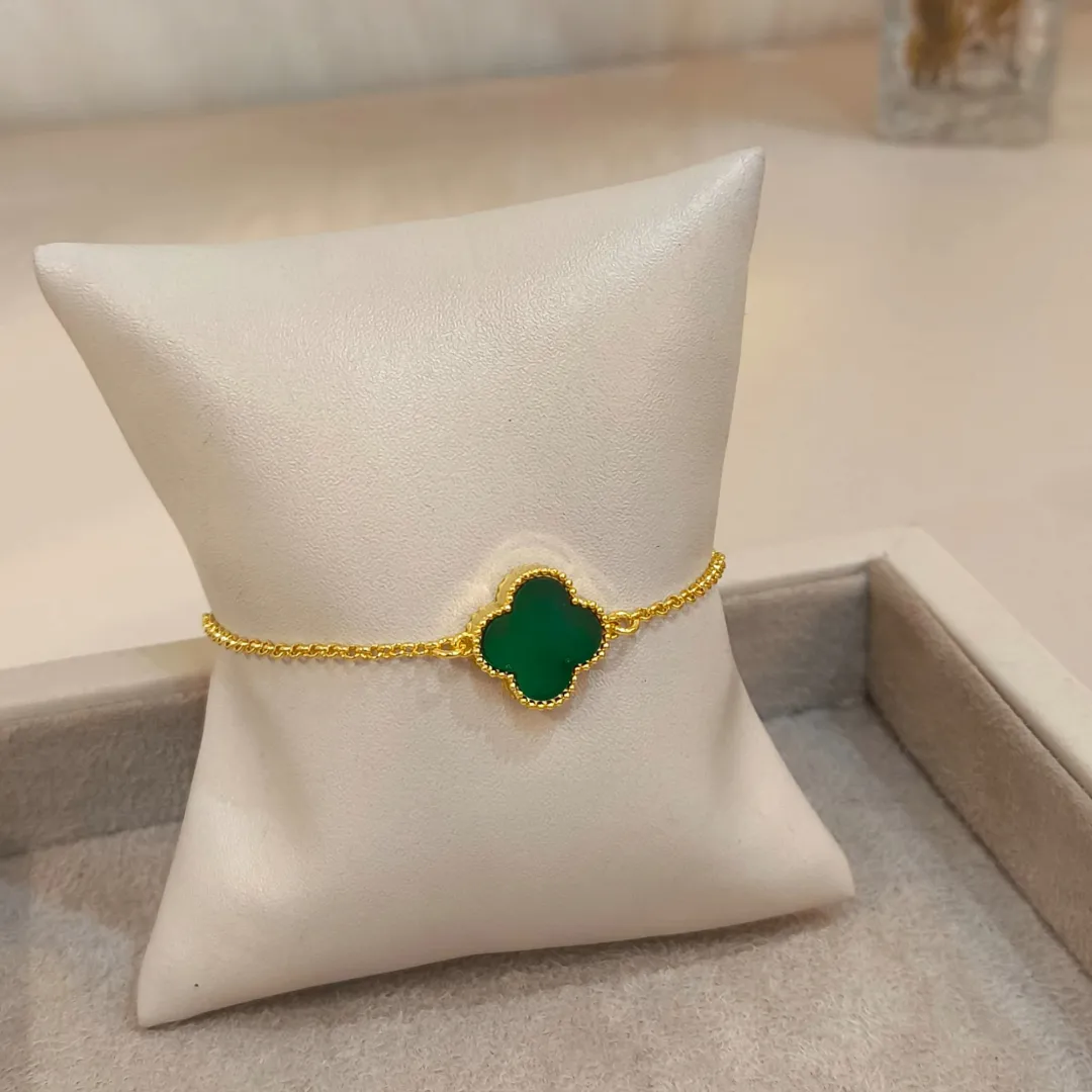PULSEIRA VAN CLEEF TREVO VERDE ELO PORTUGUÊS