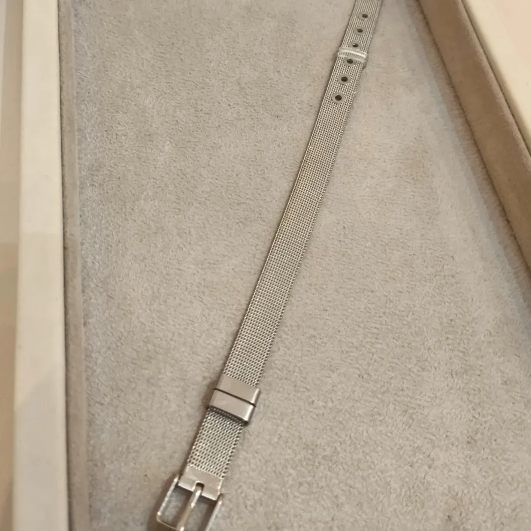 PULSEIRA AÇO FECHO RELÓGIO 21CM