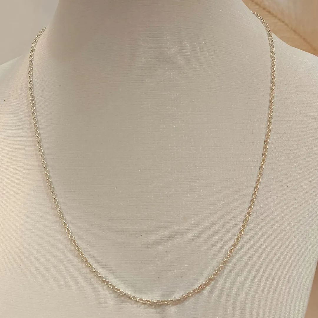 CHOKER PRATA ELO PORTUGUÊS 40CM