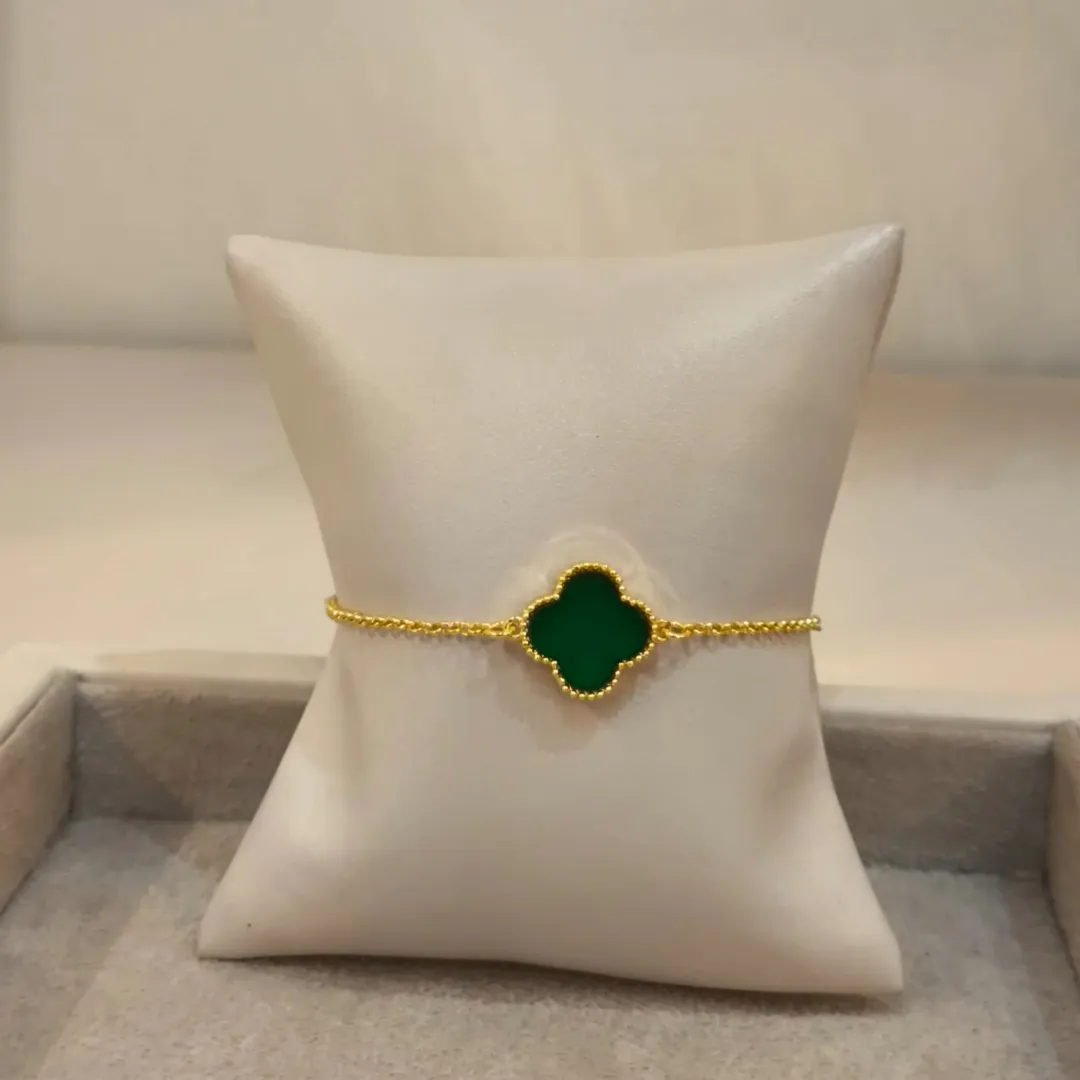 PULSEIRA VAN CLEEF TREVO VERDE ELO PORTUGUÊS