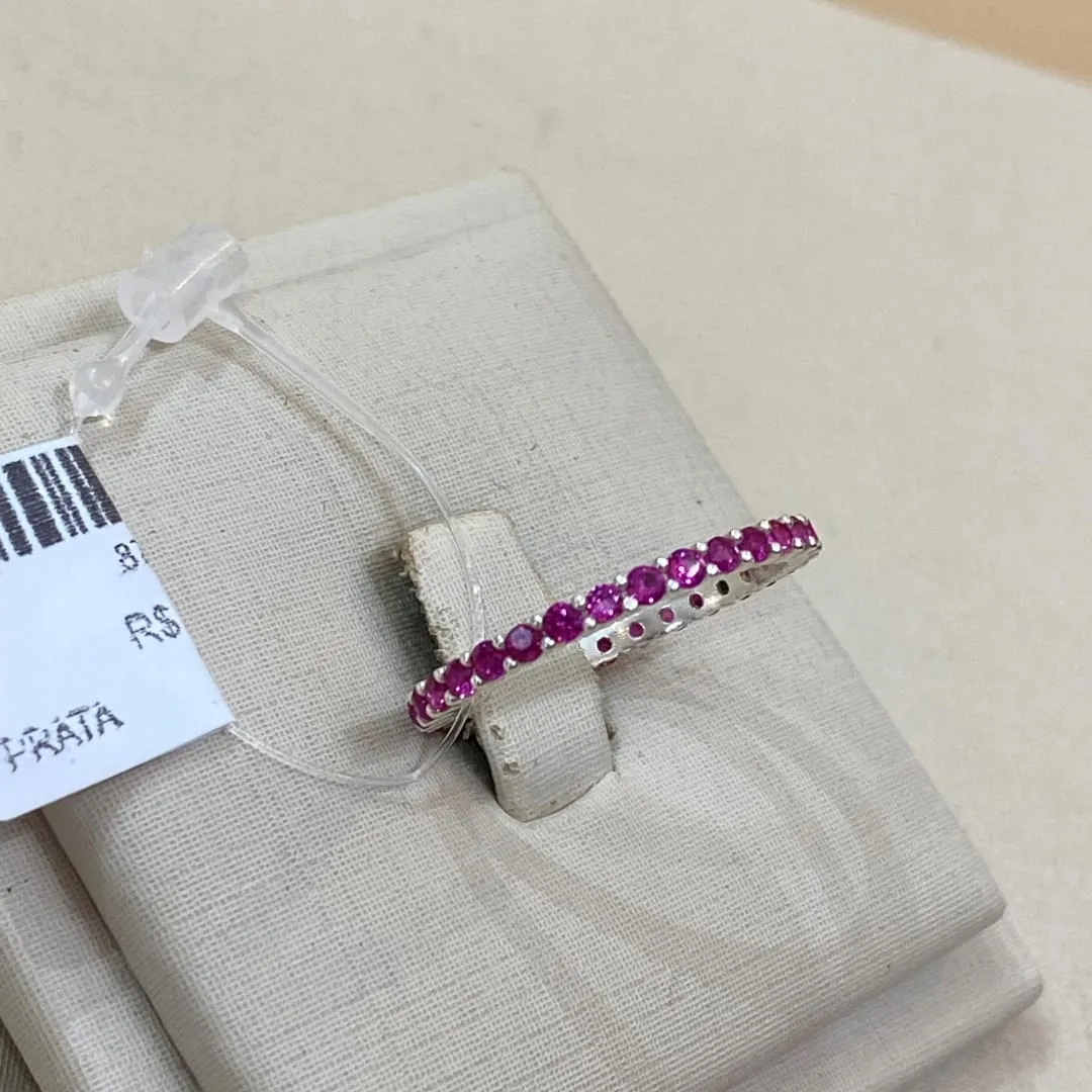 APARADOR PRATA CRAVEJADO PINK TAMANHO 22