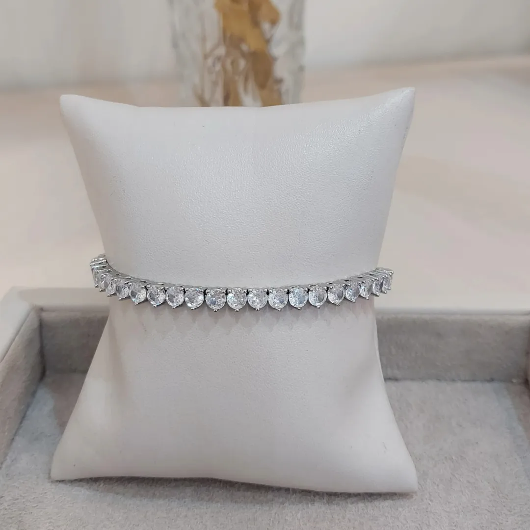 PULSEIRA RIVIERA ZIRCÔNIA CRISTAL 4.0