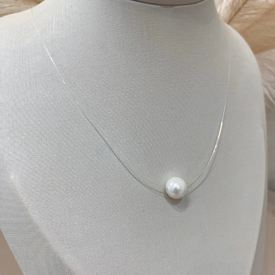 COLAR FIO DE NYLON PÉROLA