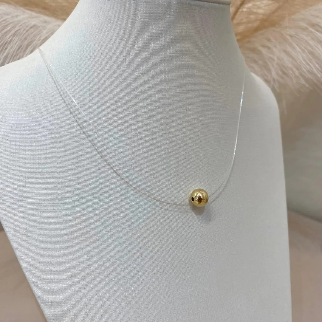 COLAR FIO DE NYLON ESFERA