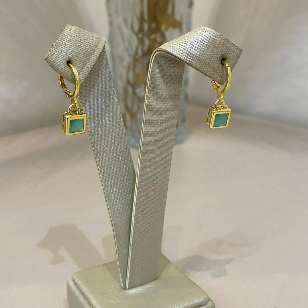 ARGOLA PINGENTE ZIRCÔNIA TURMALINA VERDE