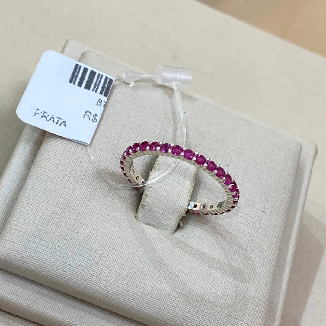APARADOR PRATA CRAVEJADO PINK TAMANHO 22