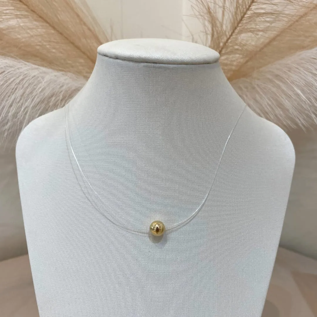 COLAR FIO DE NYLON ESFERA