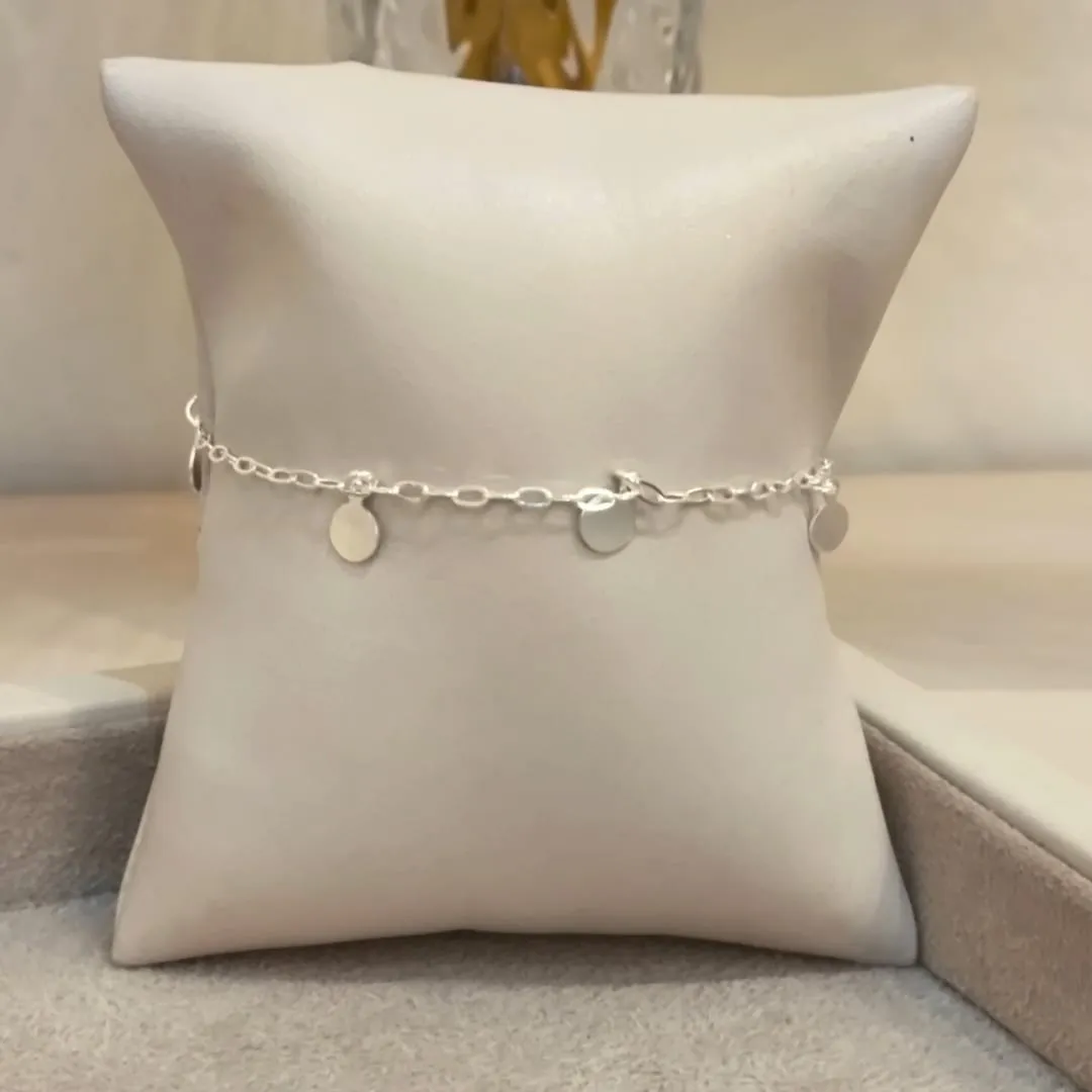 PULSEIRA PRATA MEDALHAS