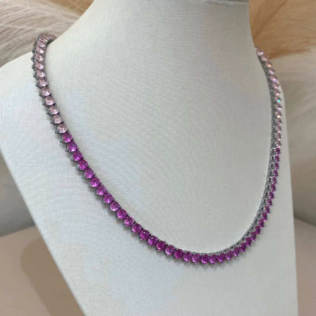 CHOKER RIVIERA PINK E ROSA 4.0