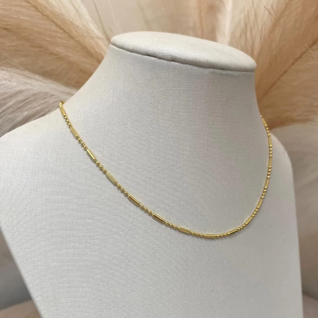CHOKER CANUTILHOS E ESFERAS